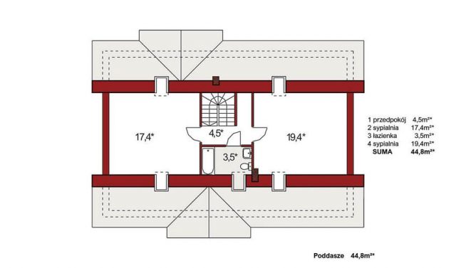 Готовый проект дома AS014