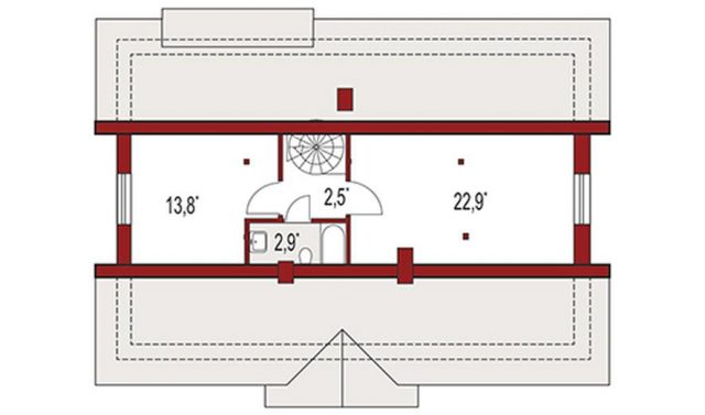 Готовый проект дома AS028