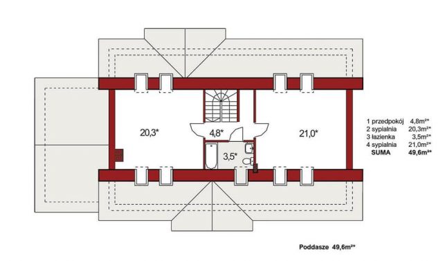 Готовый проект дома AS038
