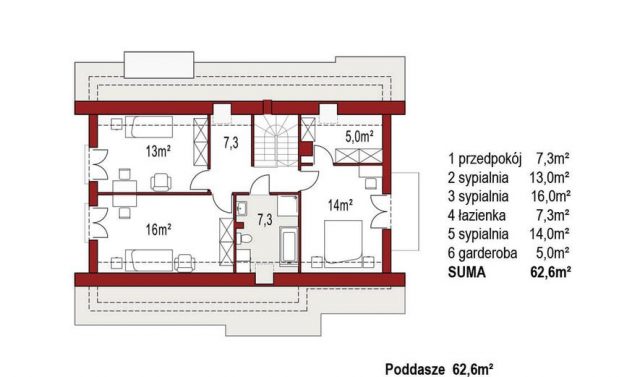 Готовый проект дома AS042