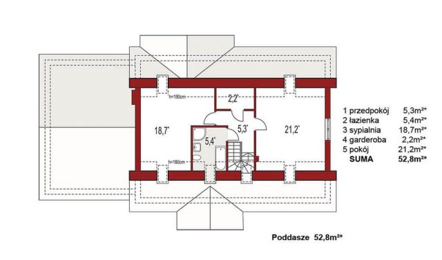 Готовый проект дома AS048