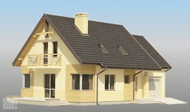 Готовый проект дома DA025