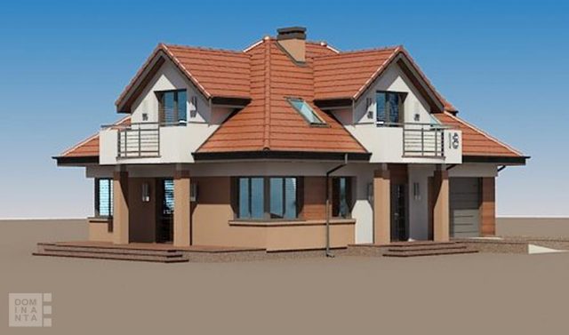 Готовый проект дома DA040
