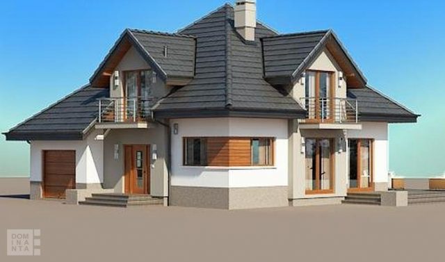 Готовый проект дома DA055