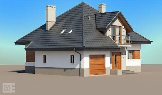 Готовый проект дома DA055