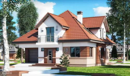 Готовый проект дома DA060