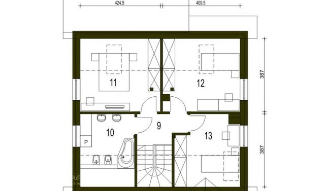 Готовый проект дома DD1346