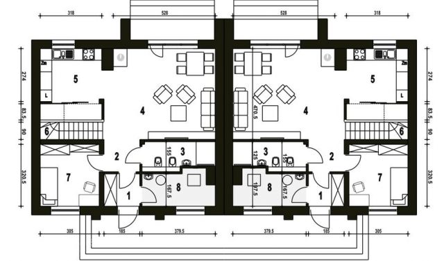Готовый проект дома DD1401