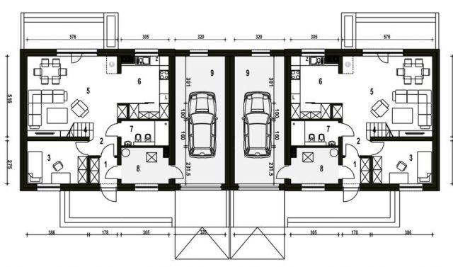 Готовый проект дома DD1417