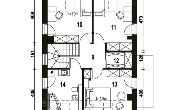 Готовый проект дома DD1464