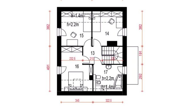 Готовый проект дома DD1493