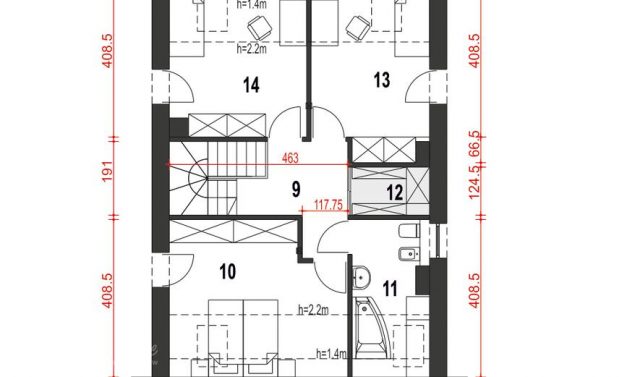 Готовый проект дома DD1514