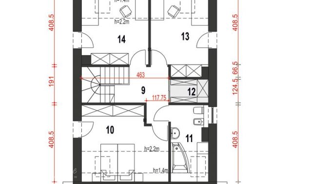 Готовый проект дома DD1515