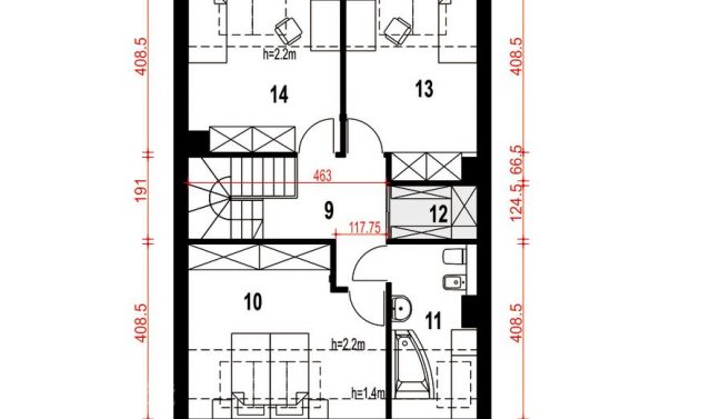 Готовый проект дома DD1528