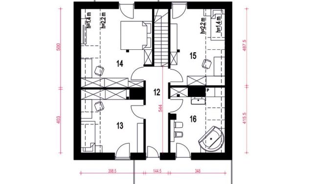 Готовый проект дома DD1632
