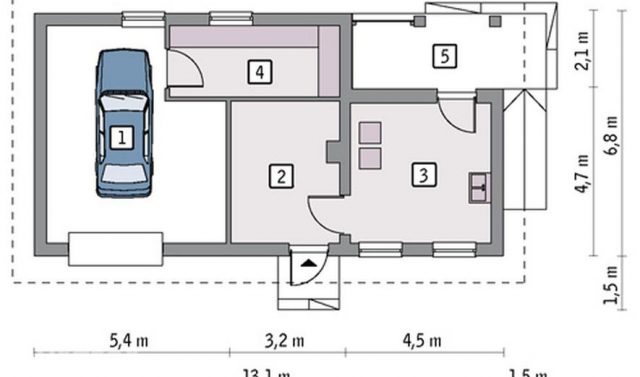 Готовый проект дома G35d