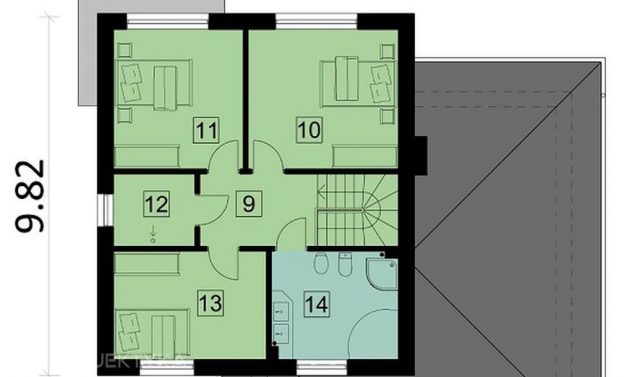 Готовый проект дома Ka35 Sz