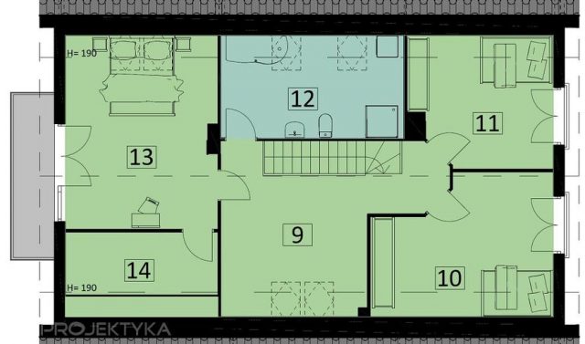 Готовый проект дома Ka42 Sz