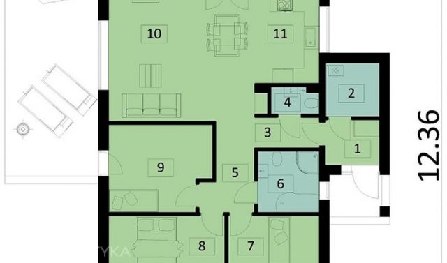 Готовый проект дома Ka43 Sz