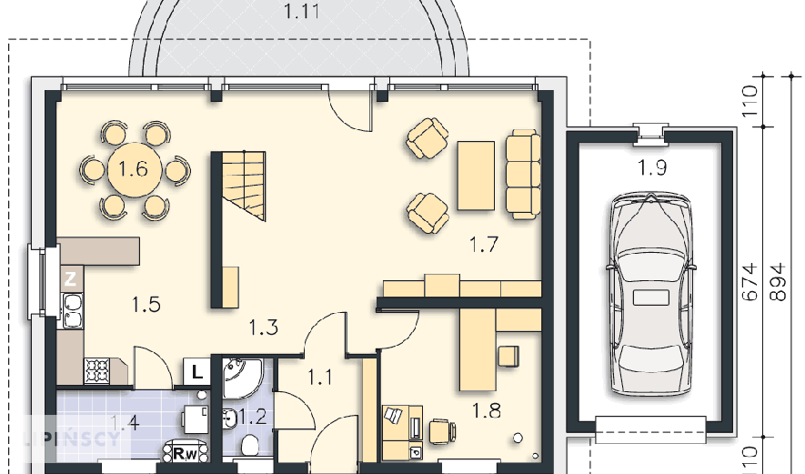 Готовый проект дома LDP01