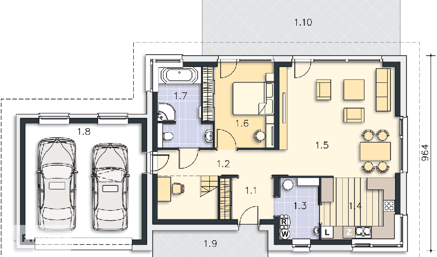 Готовый проект дома LDP03A