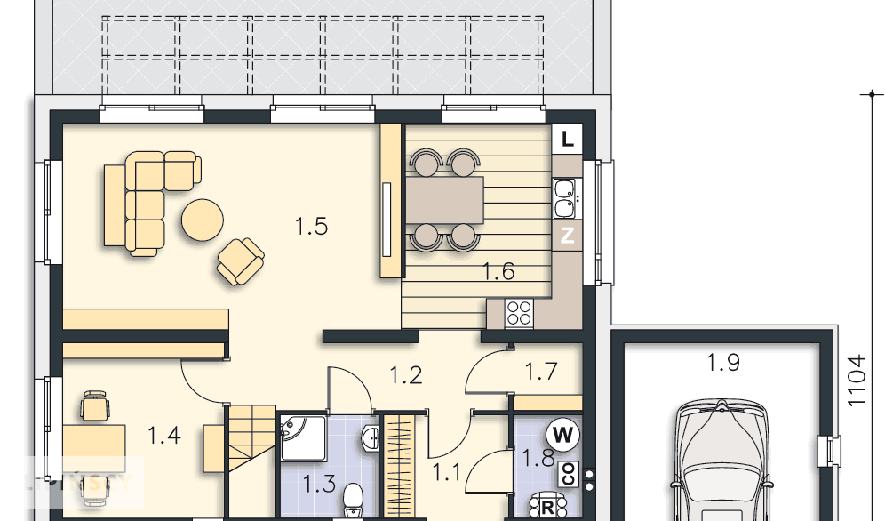 Готовый проект дома LDP04
