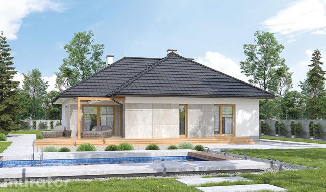 Готовый проект дома M255c