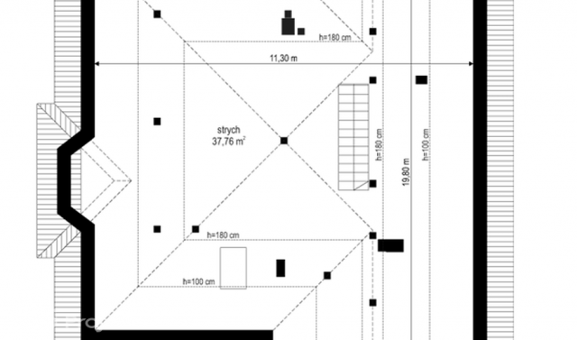 Готовый проект дома MG0195