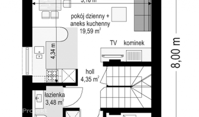 Готовый проект дома MG0296