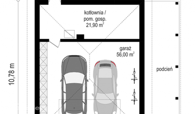 Готовый проект дома MGBG25