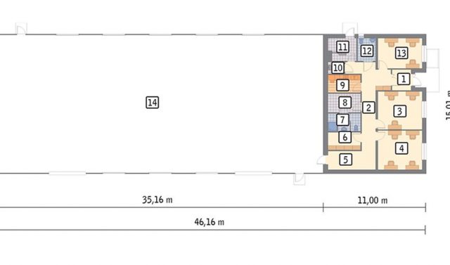 Готовый проект дома PMC23St