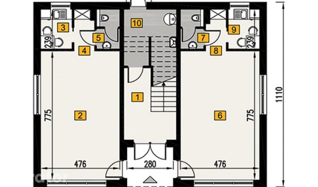 Готовый проект дома U34b