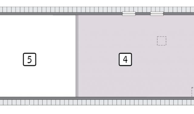 Готовый проект гаражного бокса на 2 авто + 3 складских помещения GMC54