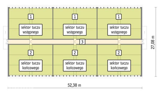 Готовый проект свинарника на 1440 поросят T15