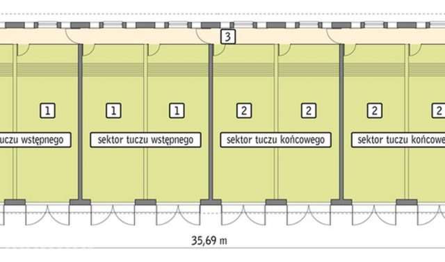 Готовый проект свинарника на 320 поросят T03