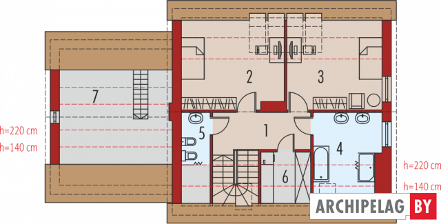 Проект дома Ариэль (Г1)