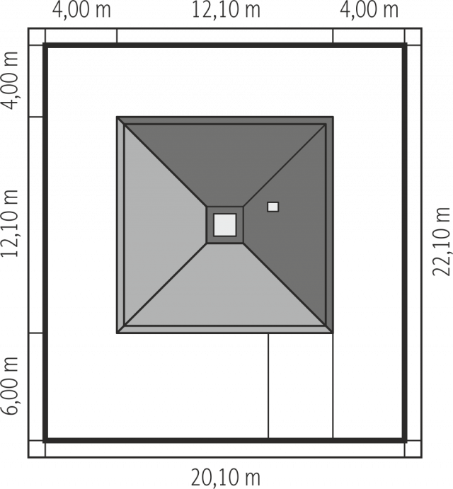 Проект дома Cube