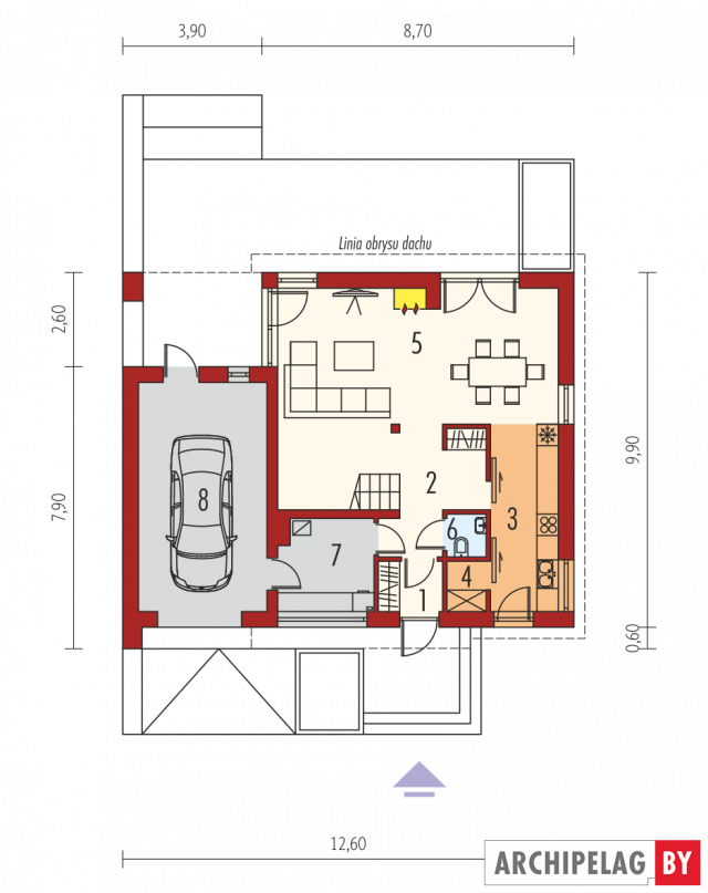 Проект дома Е14 II  (Г1)