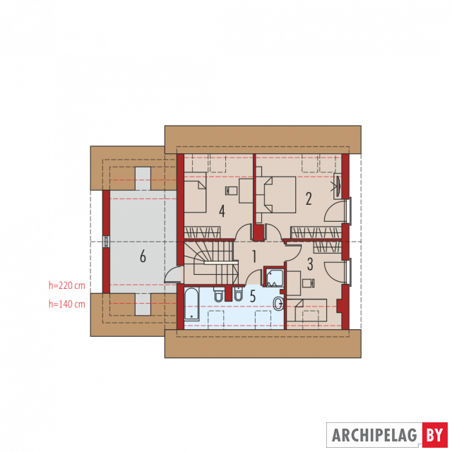 Проект дома Е3 (Г1) (вариант А)