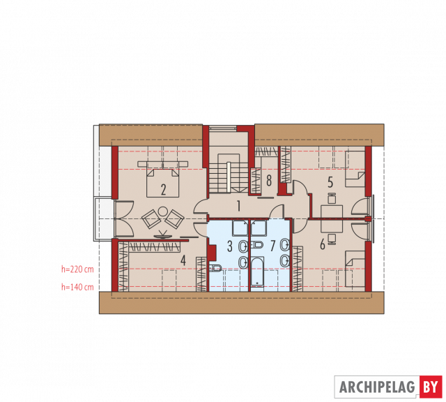 Проект дома Е6 (Г1) (вариант Б)