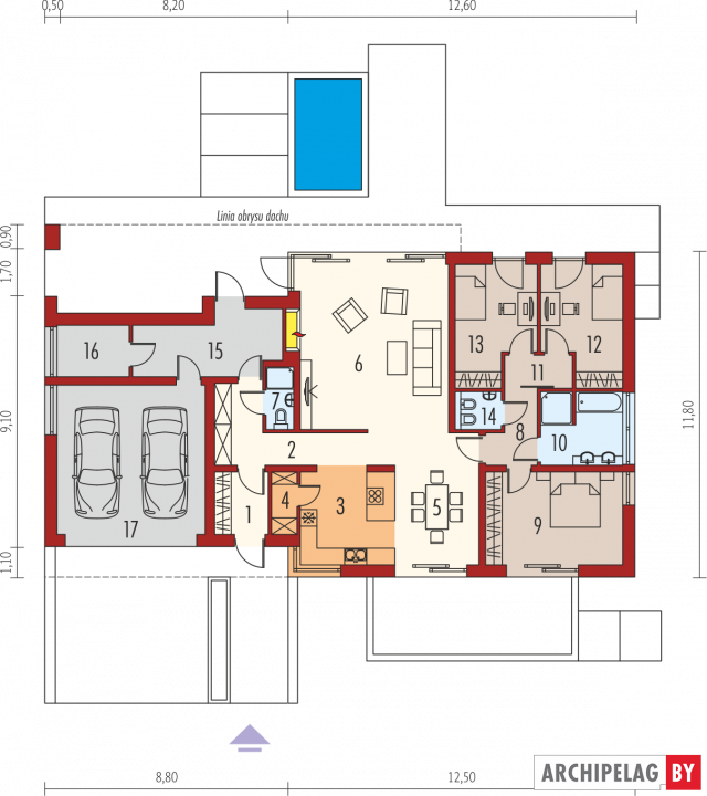 Проект дома Экс 11 (Г2) (вариант В) soft