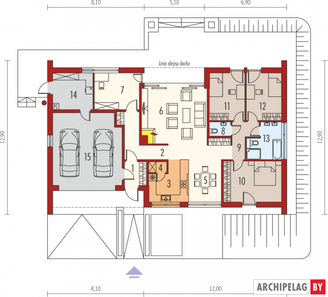 Проект дома Экс 8 (Г2) (вариант Б)