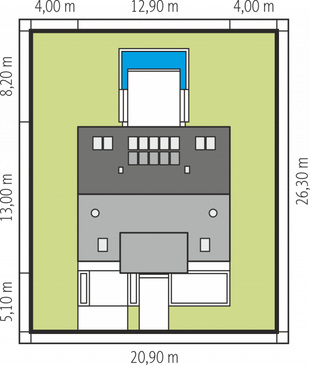 Проект дома Экс 9 (вариант Б)