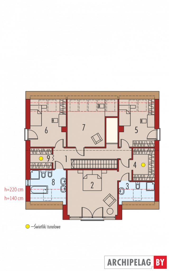 Проект дома Экс 9 (вариант Б)