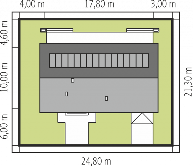 Проект дома Eryk G1 MULTI-COMFORT