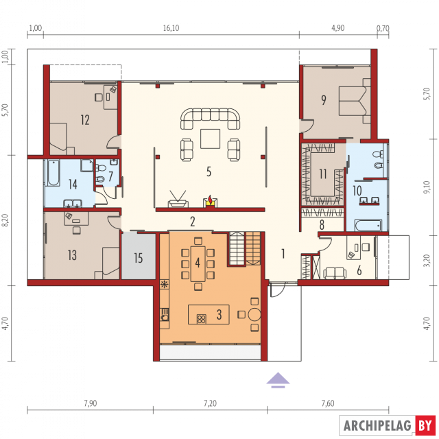 Проект дома Flat G2