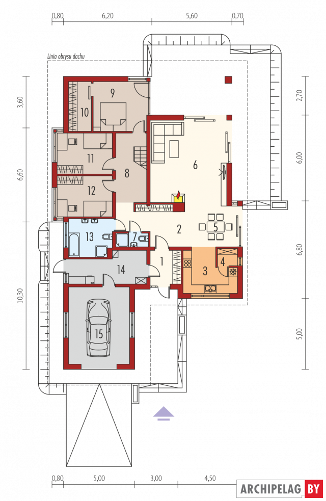 Проект дома Лив 3 (Г1)