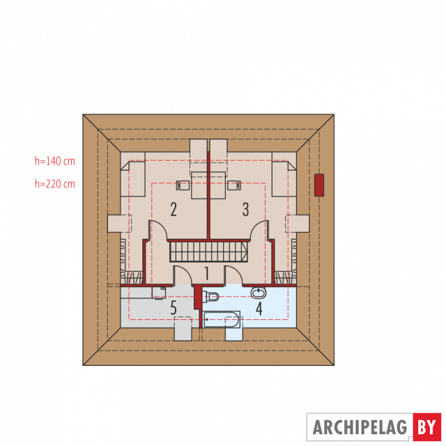 Проект дома Ники (вариант Б)