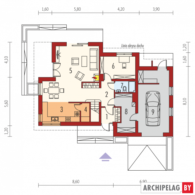 Проект дома Патрик III (Г1)