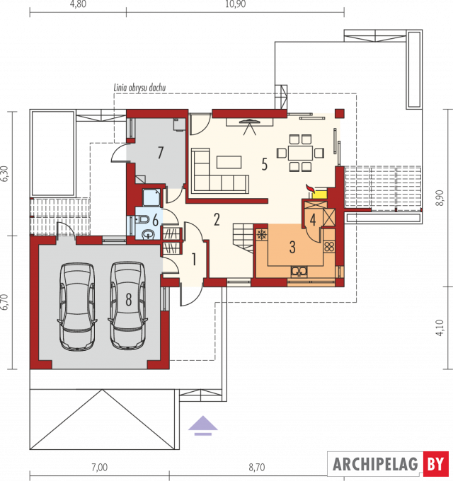 Проект дома Тобиас II Г2 MULTI-COMFORT